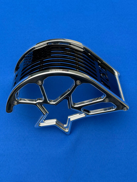 Black FLAG And Polished Blower Belt Guard