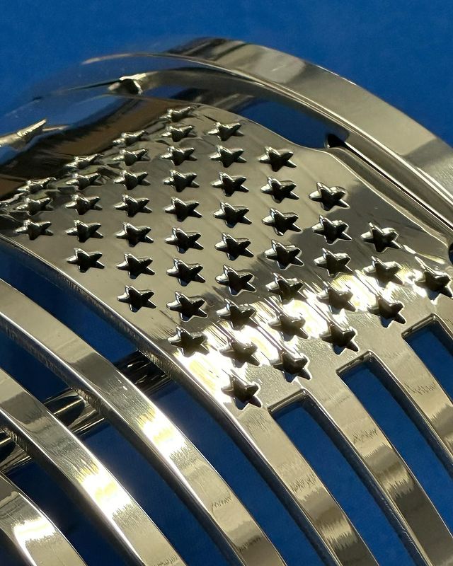 Polished Aluminum Blower Belt Guard