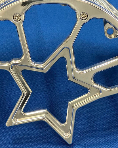 Polished Aluminum Blower Belt Guard