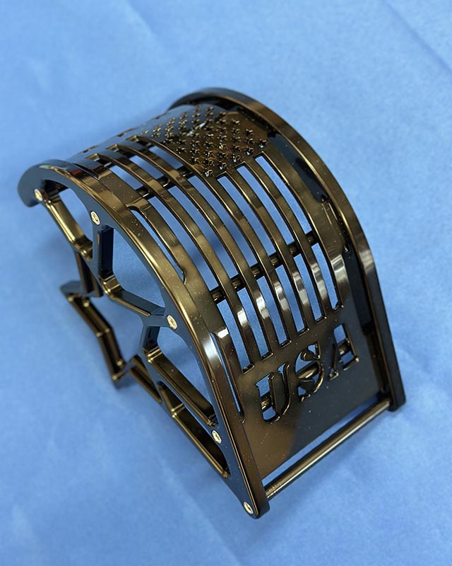 Black Anodized Blower Belt Guard