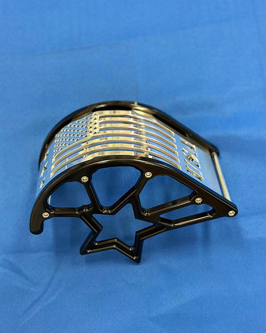 Black And Polished Blower Belt Guard