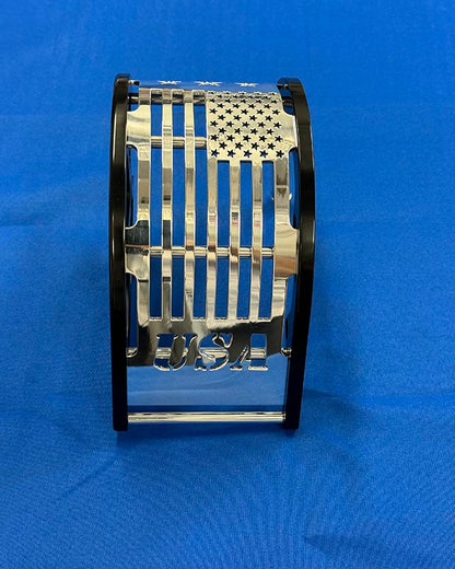 Black And Polished Blower Belt Guard
